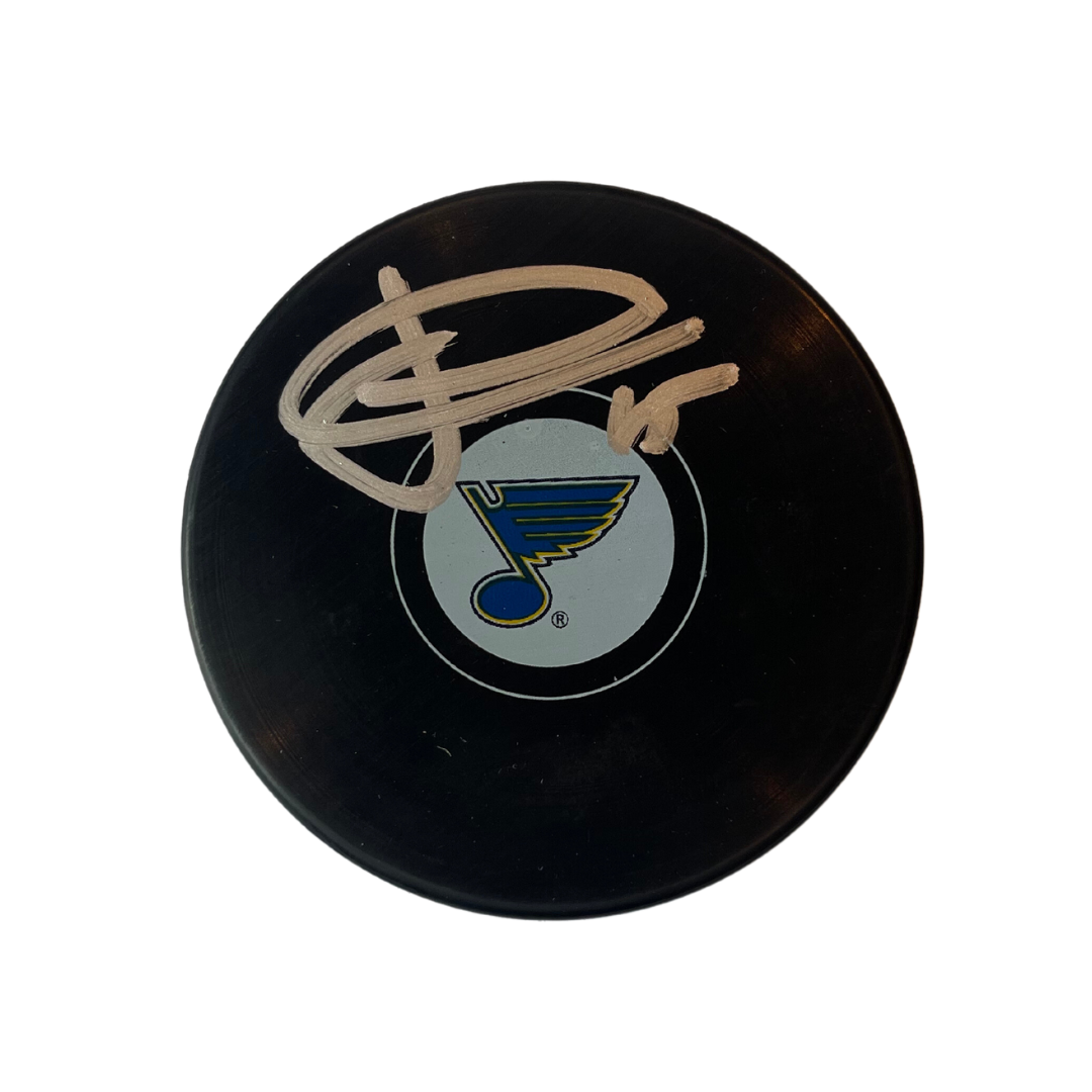 Jakub Vrana St Louis Blues Autographed 2022-2023 Official Game Puck - – Fan  Cave