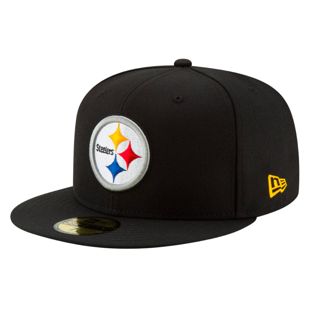 Pittsburgh Steelers Black 59FIFTY Fitted Hat