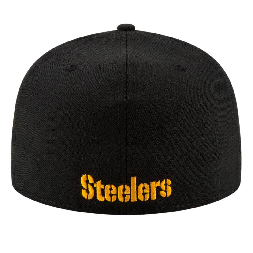 Pittsburgh Steelers Black 59FIFTY Fitted Hat