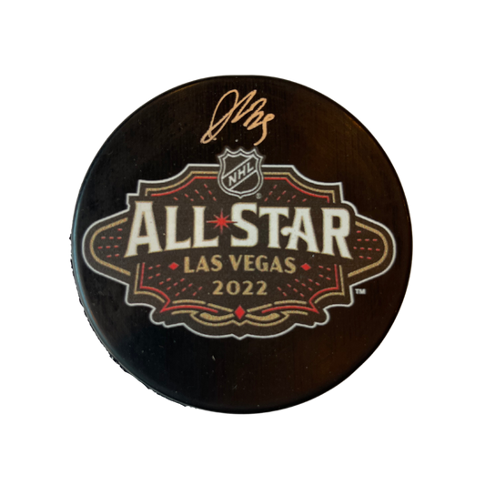 Jordan Kyrou St Louis Blues Autographed 2022 All Star Game Logo Puck - JSA COA