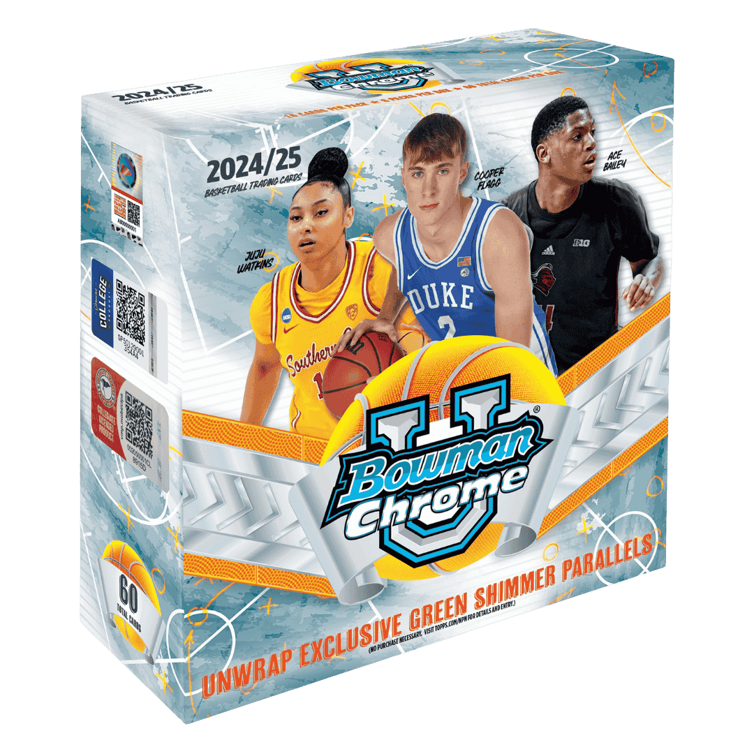 2024-25 Bowman Chrome University Basketball Mega Box