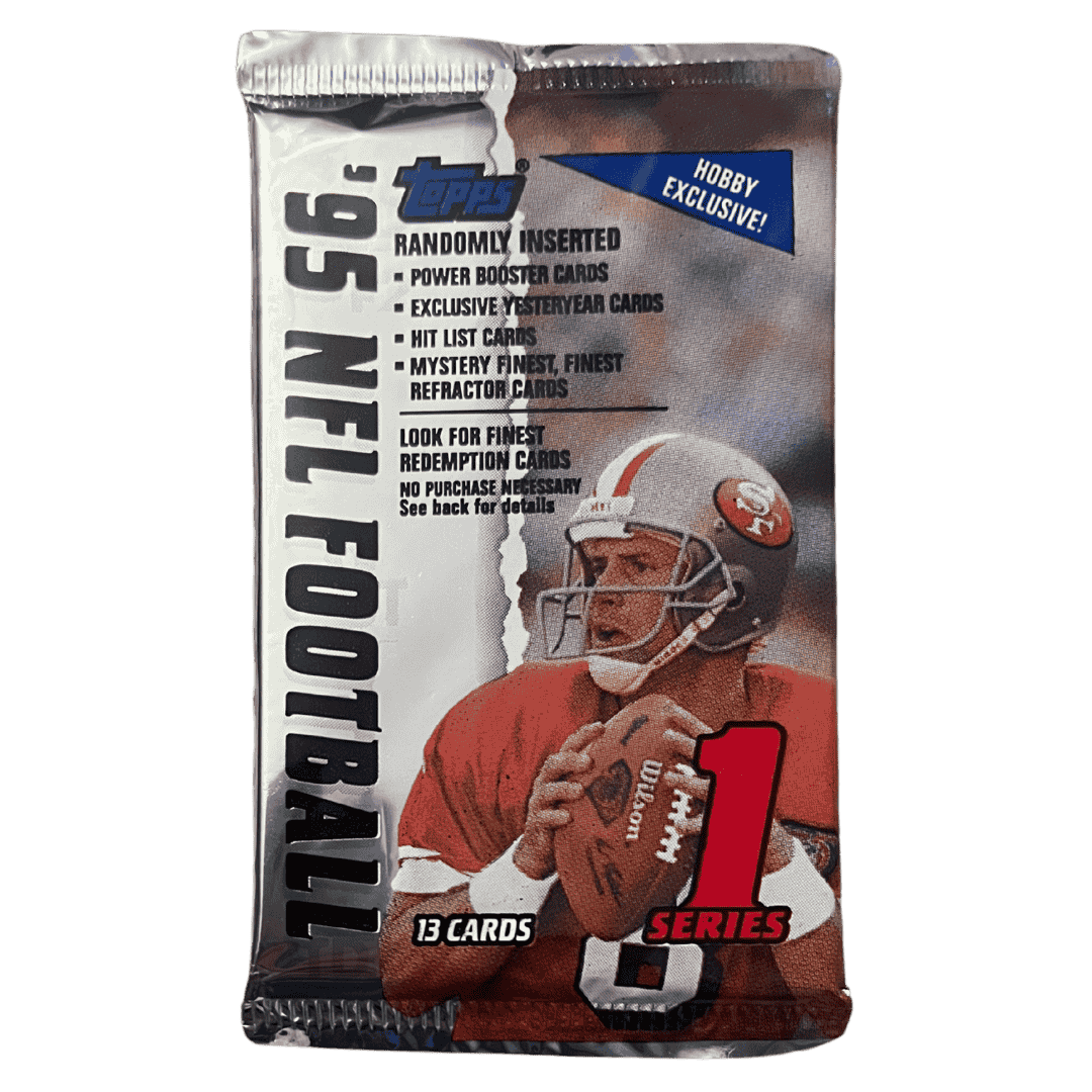 1995 Topps Football Series 1 Hobby Box - Single Pack