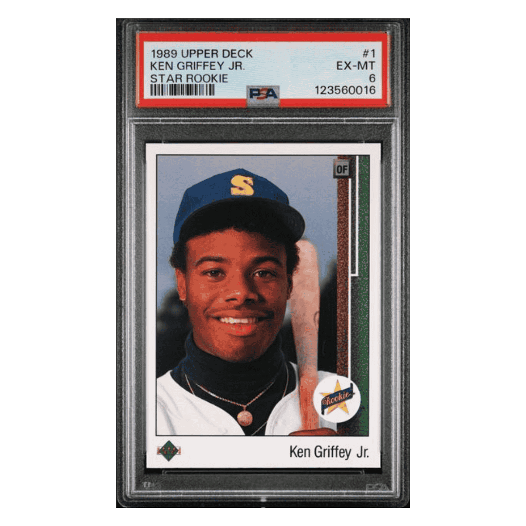 Ken Griffey Jr PSA 6 1989 Upper Deck Star Rookie Card #1
