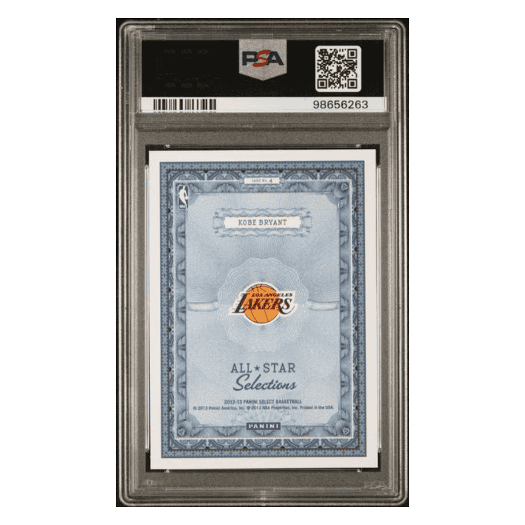 Kobe Bryant PSA 10 2012 Panini Select All Star Selections Card #4