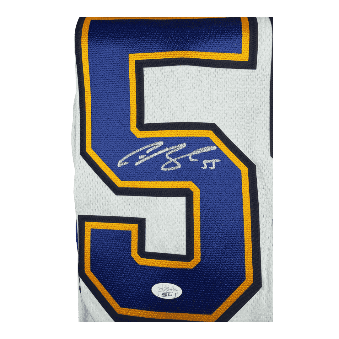 Colton Parayko St Louis Blues Autographed Adidas Away Jersey - JSA COA