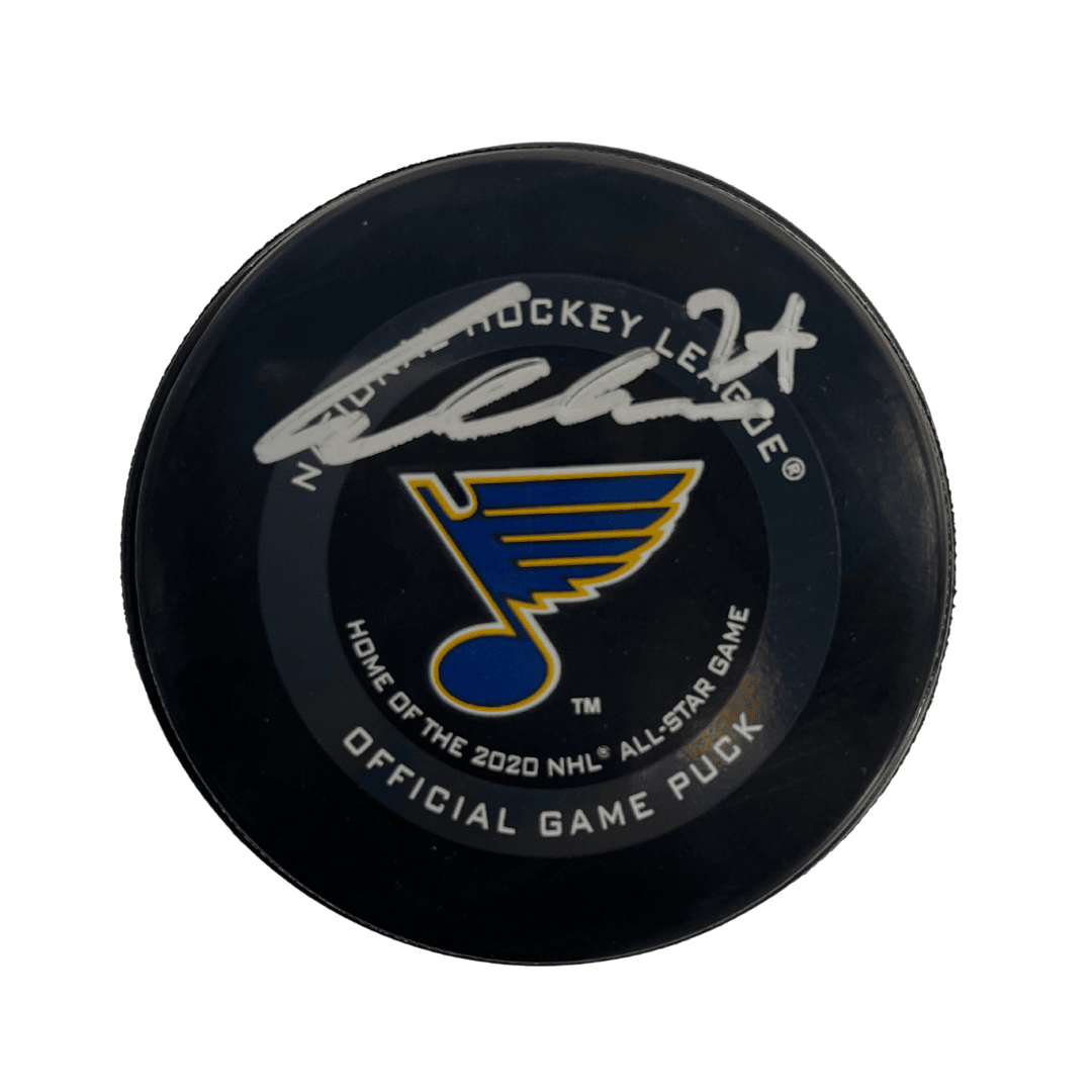 Alex Pietrangelo St Louis Blues Autographed 2020 Official Game Puck - JSA COA