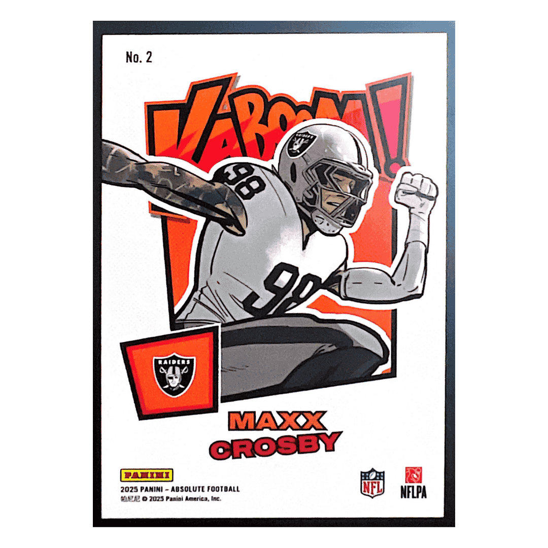 Maxx Crosby 2025 Panini Absolute Kaboom! Card #2