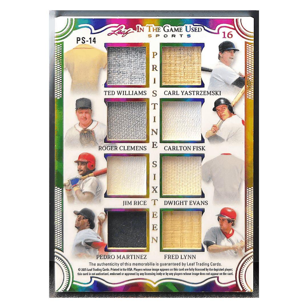 2025 Leaf In The Game Used Sports #3/ 5 Card #PS-14