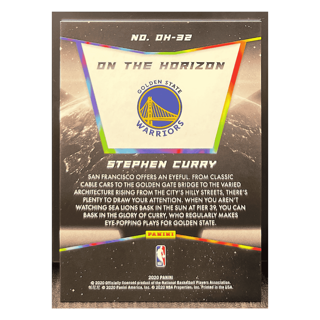 Steph Curry 2020 Panini On The Horizon Card #OH-32