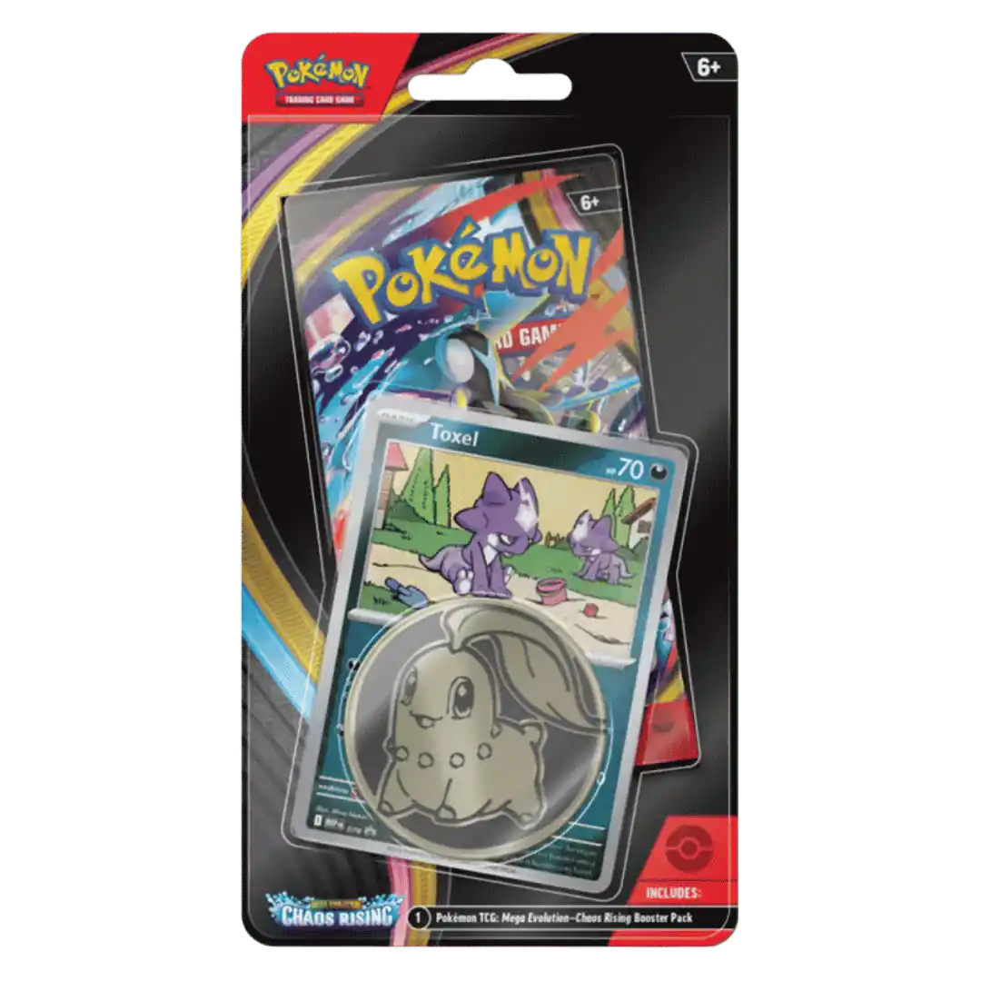 Pokemon TCG: Mega Evolution - Chaos Rising Premium Checklane Blister - Toxel