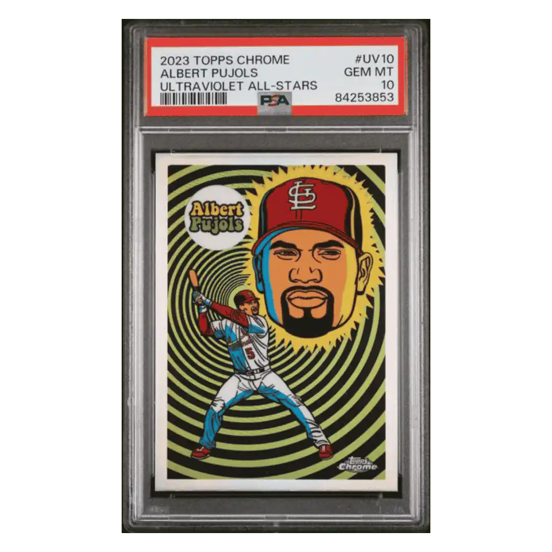 Albert Pujols PSA 10 2023 Topps Chrome Ultraviolet All-Stars Card
