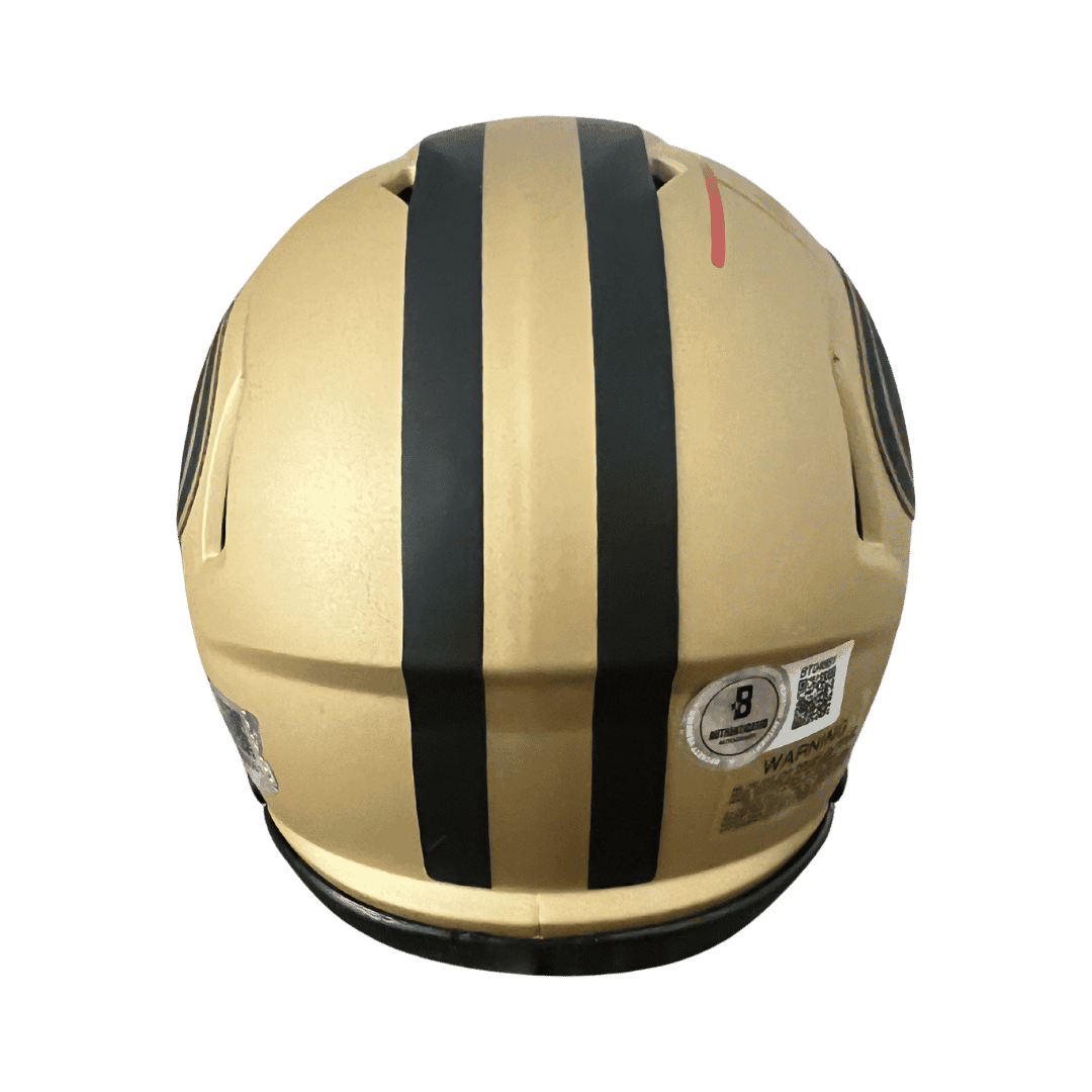 Terrell Owens San Francisco 49ers Autographed Rave Mini Speed Helmet - Beckett COA
