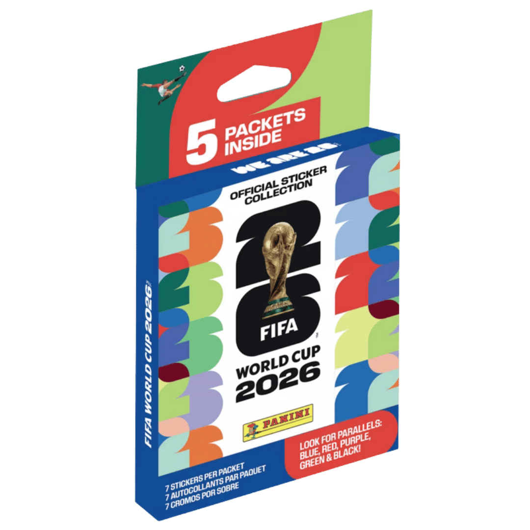 2026 Panini FIFA World Cup Soccer 5-Pack Sticker Box