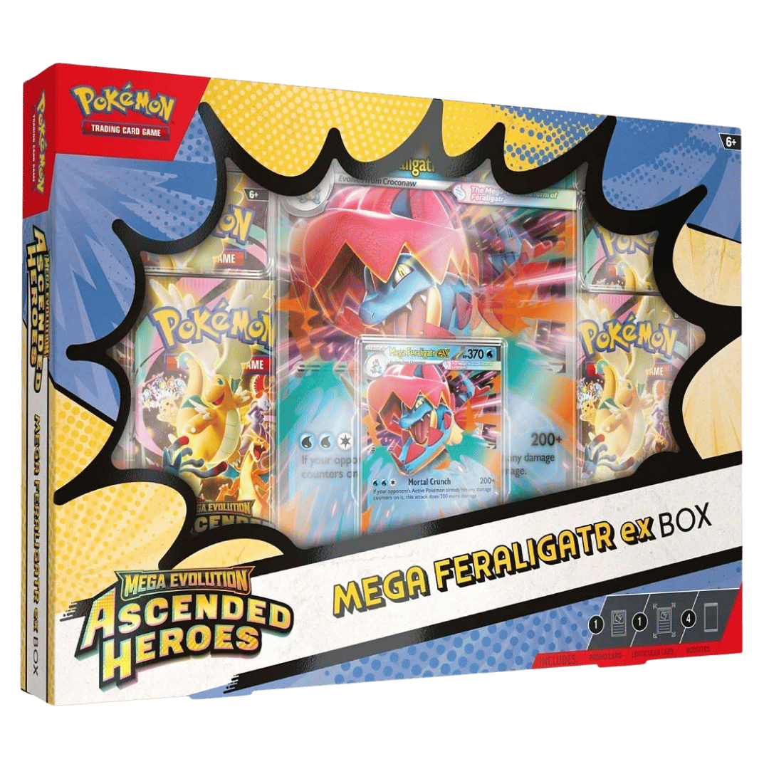 Pokemon TCG: Mega Evolution Ascended Heroes Mega Feraligatr ex Box