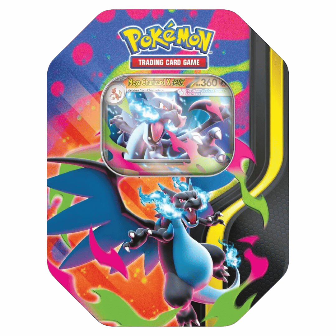 Pokemon TCG: Mega Charizard Tin - Mega Charizard X ex