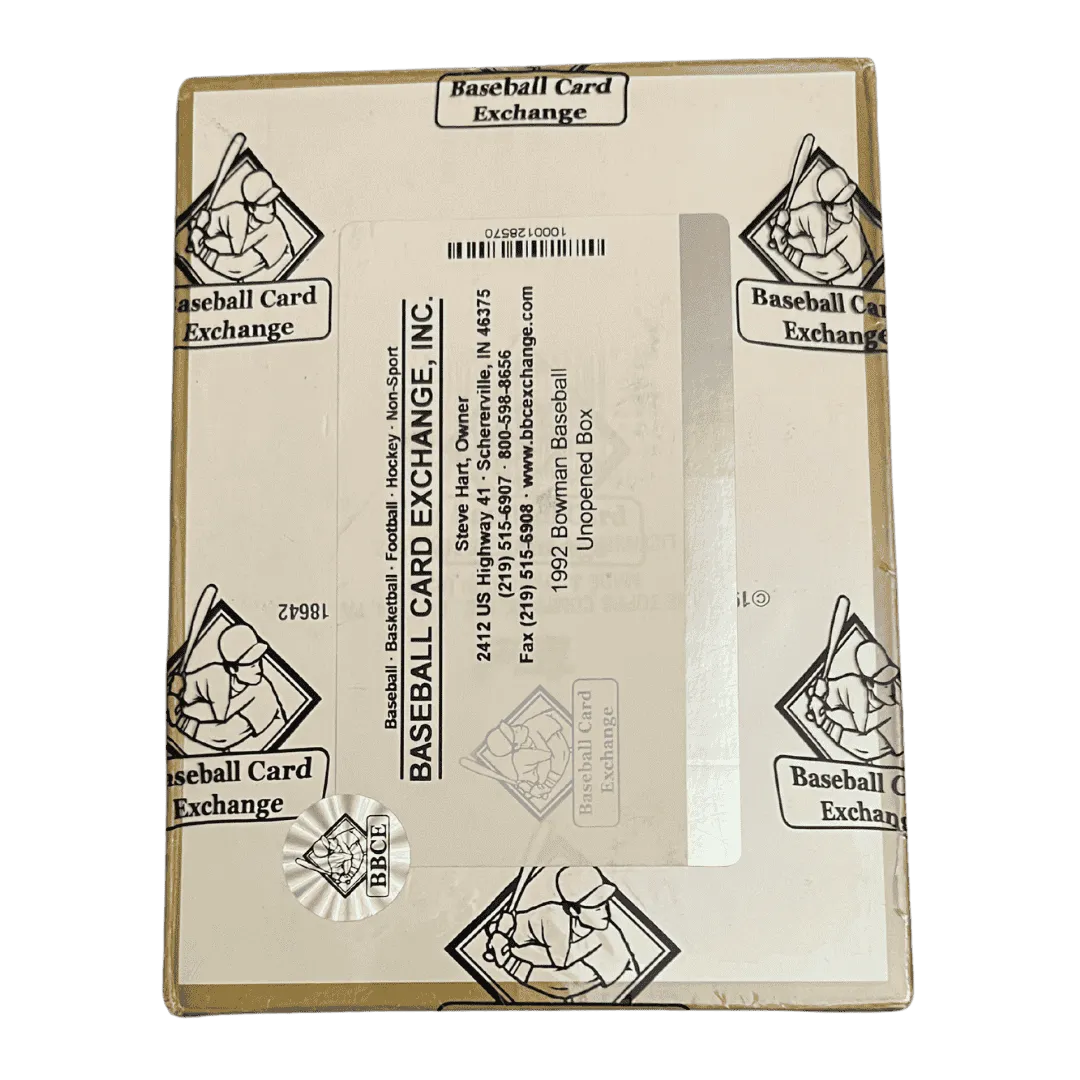 1992 Bowman Baseball Trading Card Box