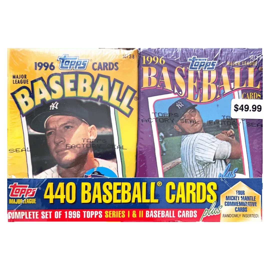 1996 Topps Series 1 & 2 Major League Baseball Boxes