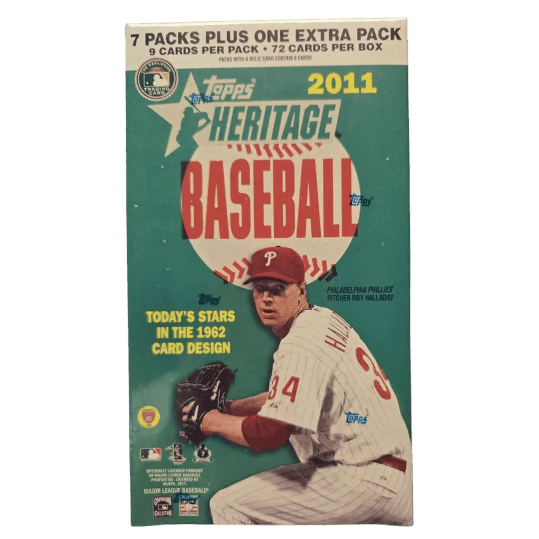 2011 Topps Heritage Baseball Blaster Box