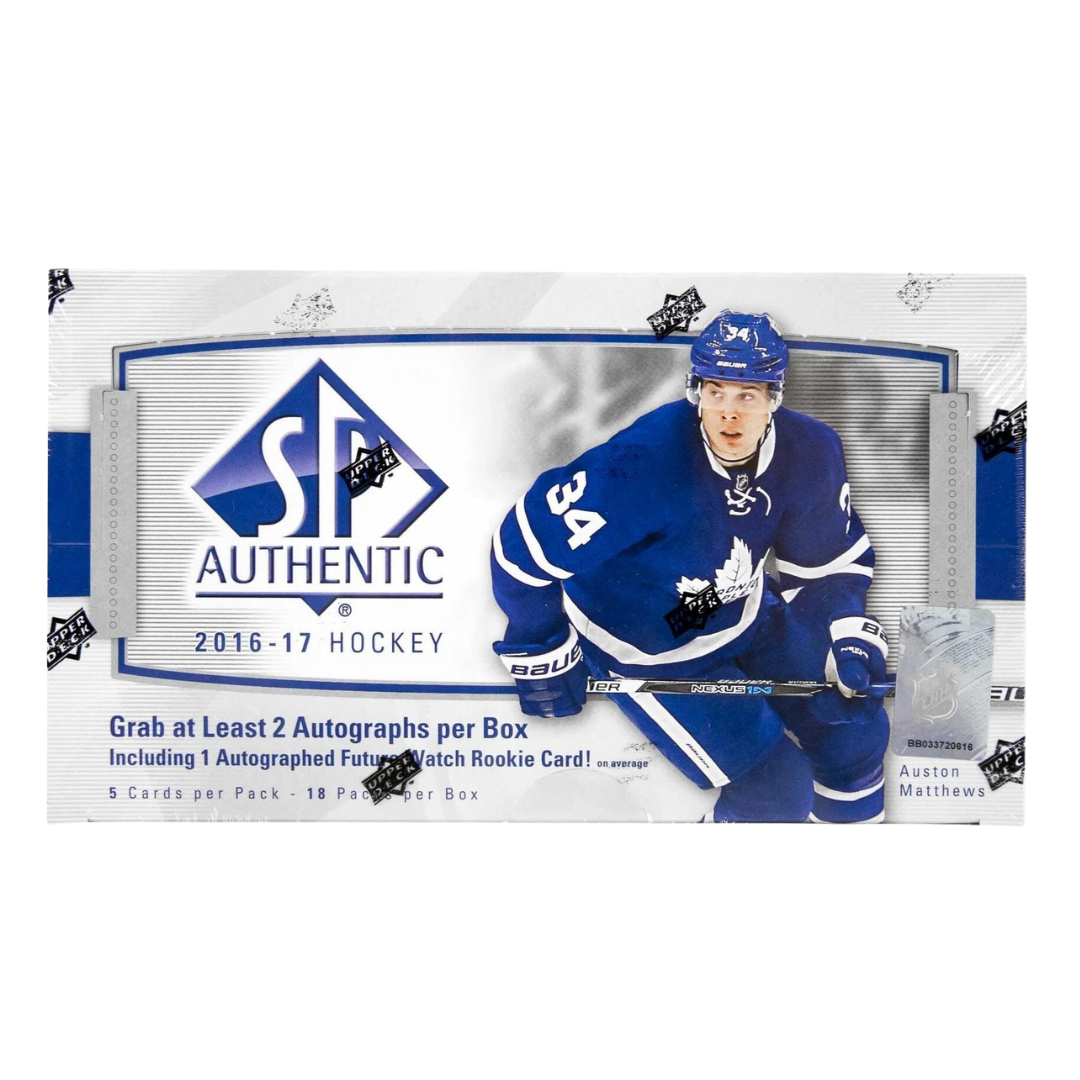 2016-17 Upper Deck SP Authentic Hockey Hobby Box