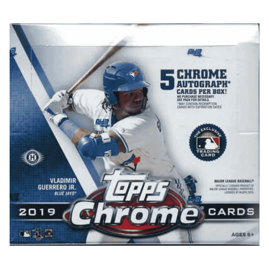 2019 Topps Chrome Baseball HTA Jumbo Hobby Box