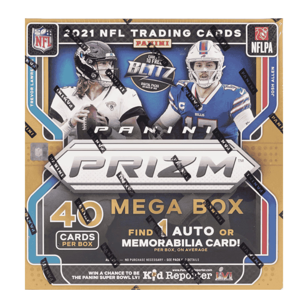 2021 Panini Prizm NFL Football Mega Box - Purple Pulsar