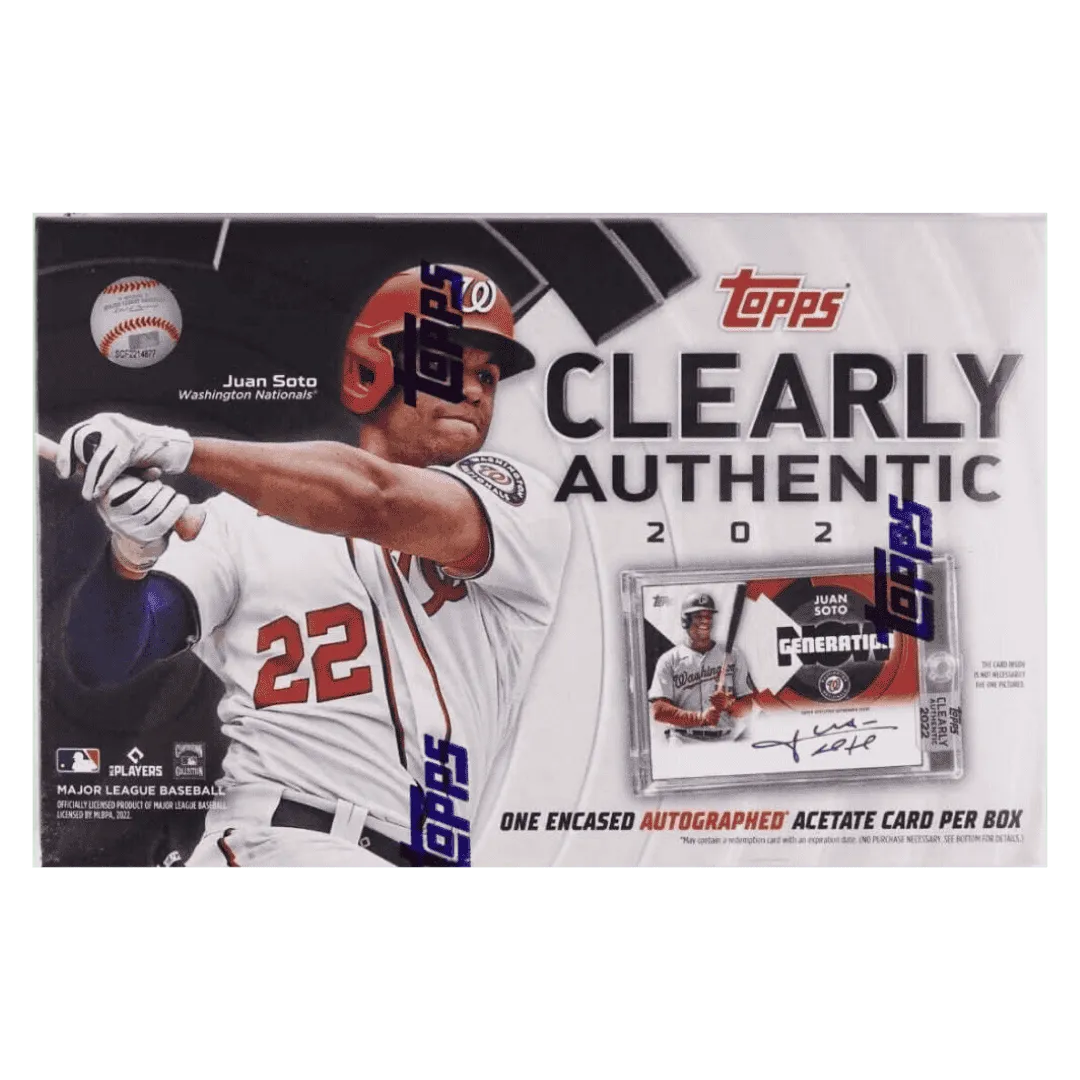 2022 Topps Clearly Authentic Baseball Hobby Box