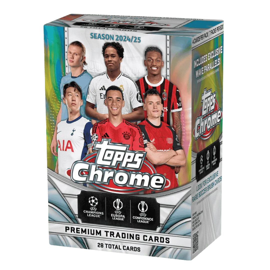 2024-25 Topps Chrome EUFA Club Soccer Blaster Box