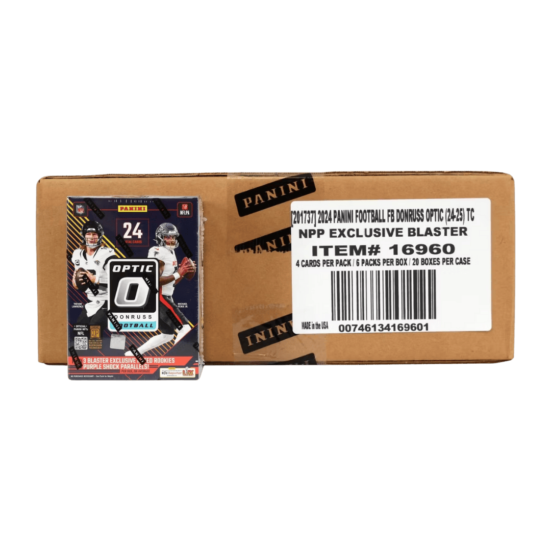 2024 Panini NFL Donruss Optic Football Blaster Box - 20 Box Sealed Case