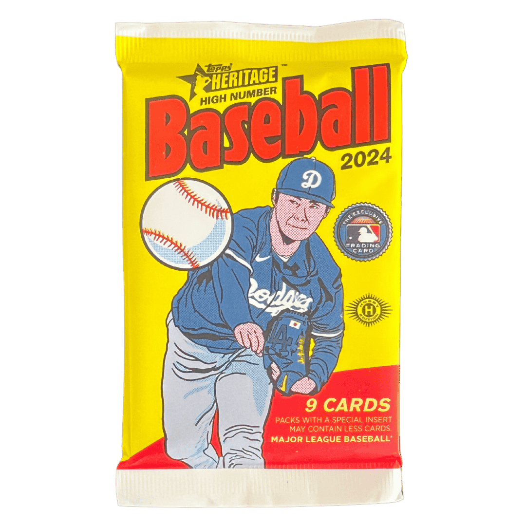 2024 Topps Heritage High Number Baseball Hobby Box - Single Pack