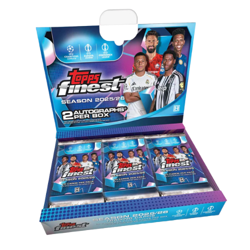 2025-26 Topps Finest UEFA Club Competitions Soccer Hobby Box