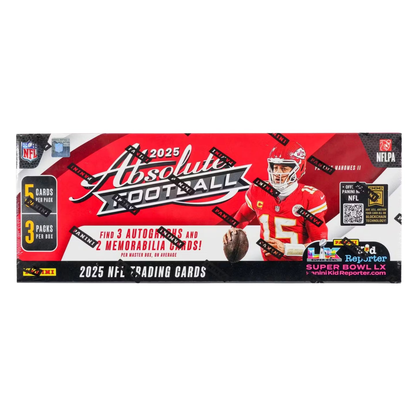 2025 Panini Absolute Football Trading Card Hobby Box