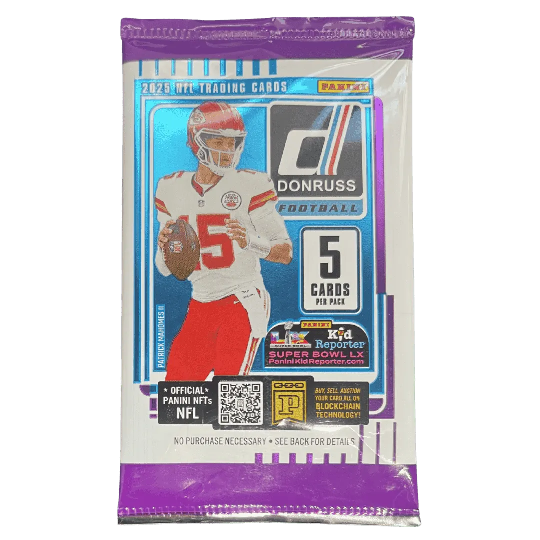 2025 Panini Donruss NFL Football Single Pack