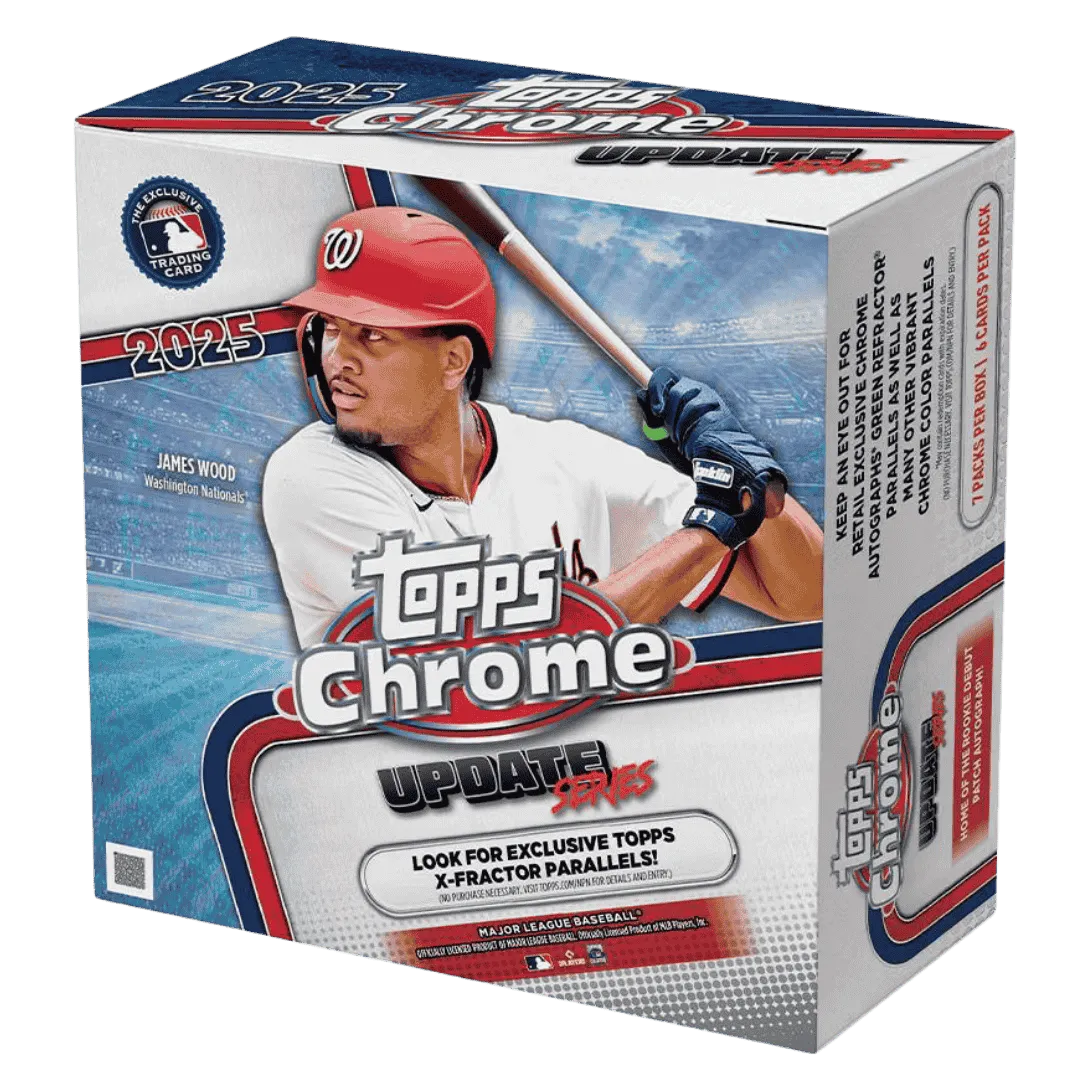 2025 Topps Chrome Update Series Baseball Mega Box