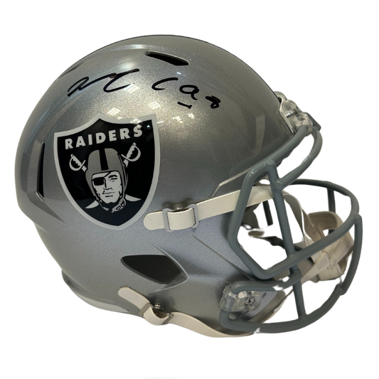 Maxx Crosby Las Vegas Raiders Autographed Full Size Speed Replica Helmet - Fanatics COA