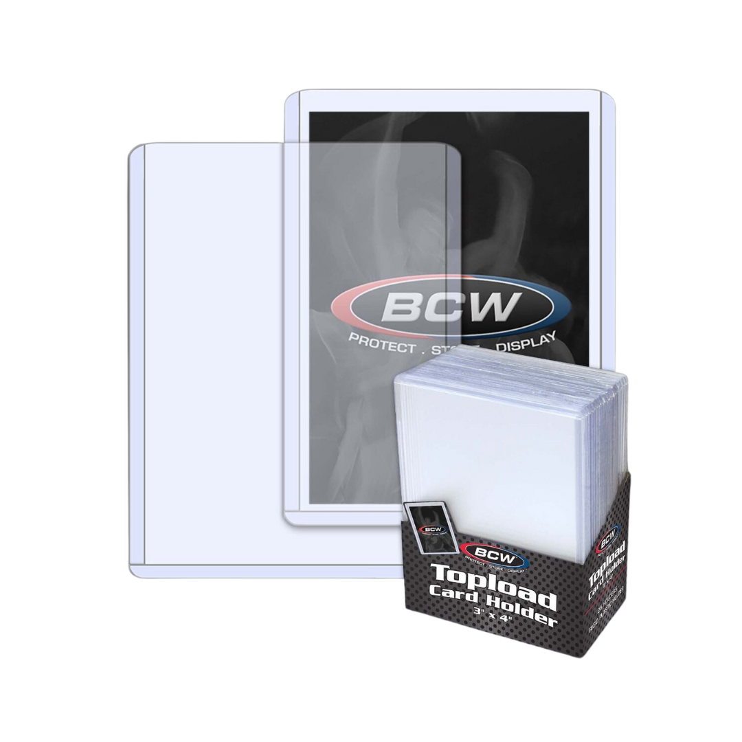 BCW Topload Trading Card 3X4 Holder - Standard - 25 Pack