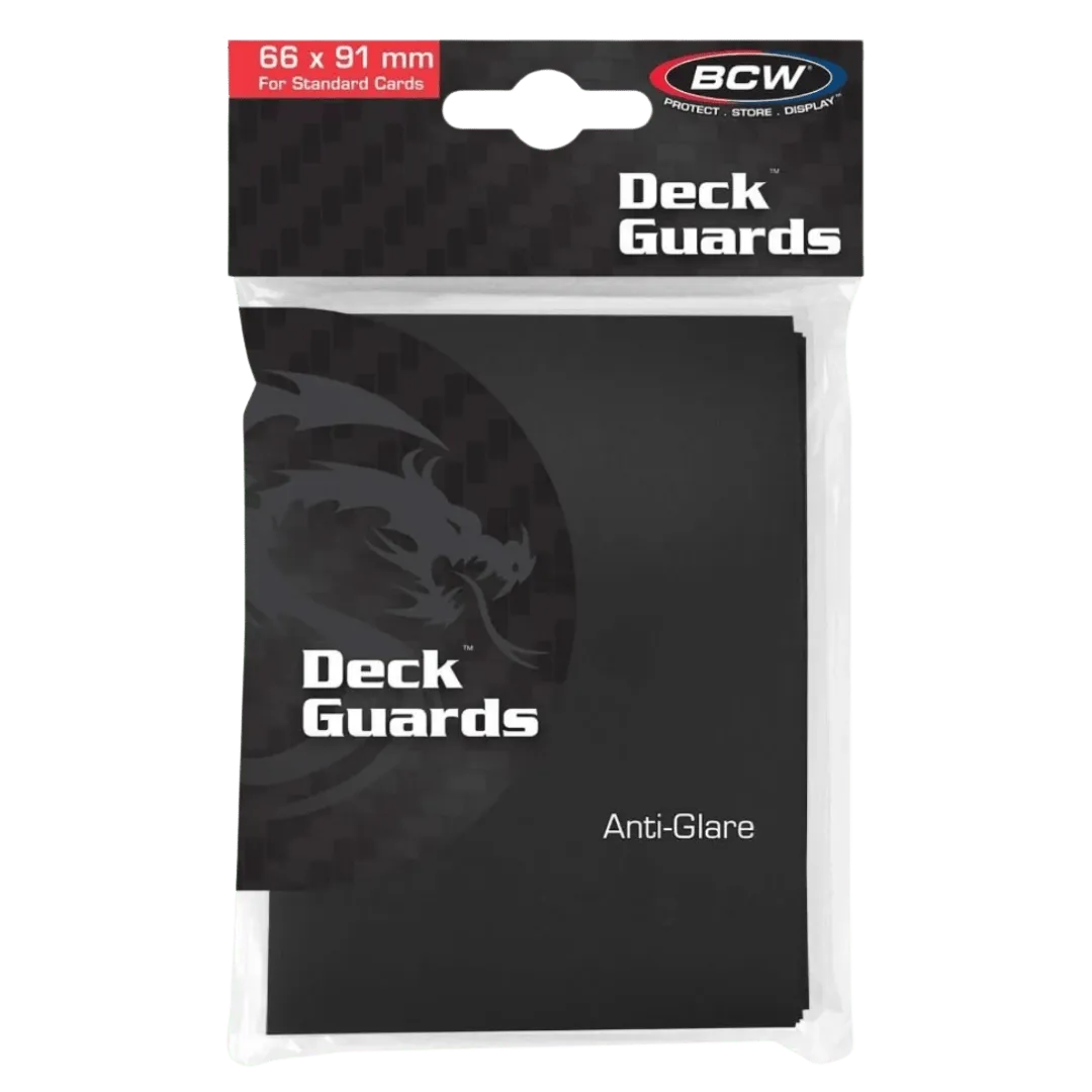 BCW Deck Guard - Double Matte - Pick Your Color - 50 Sleeves Per Pack