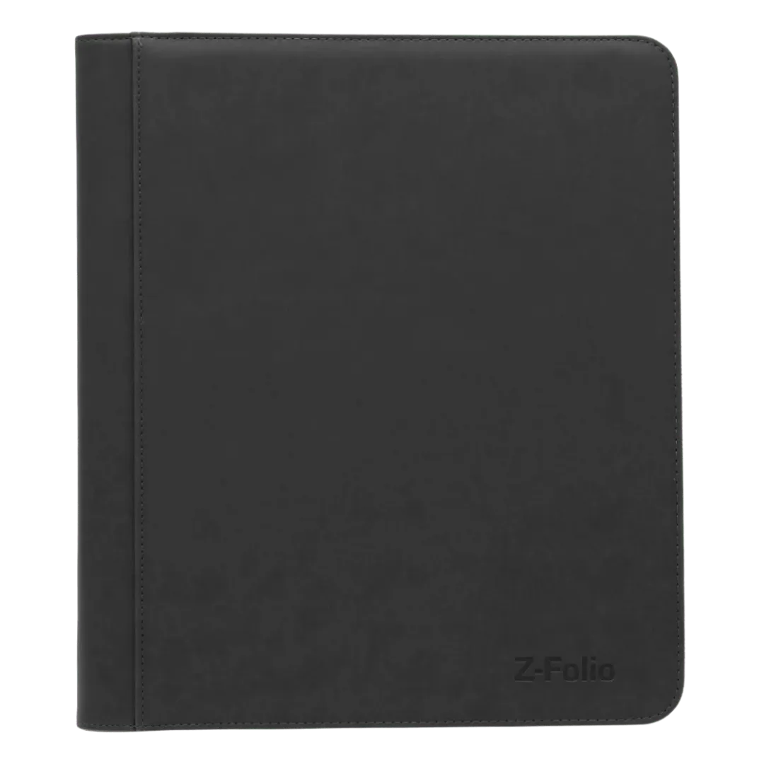 BCW Z-Folio 9-Pocket LX Album - Toploaders - Black