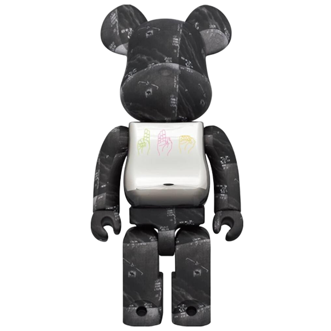 BE@RBRICK MY FIRST CLEAR BLACK / UFO-