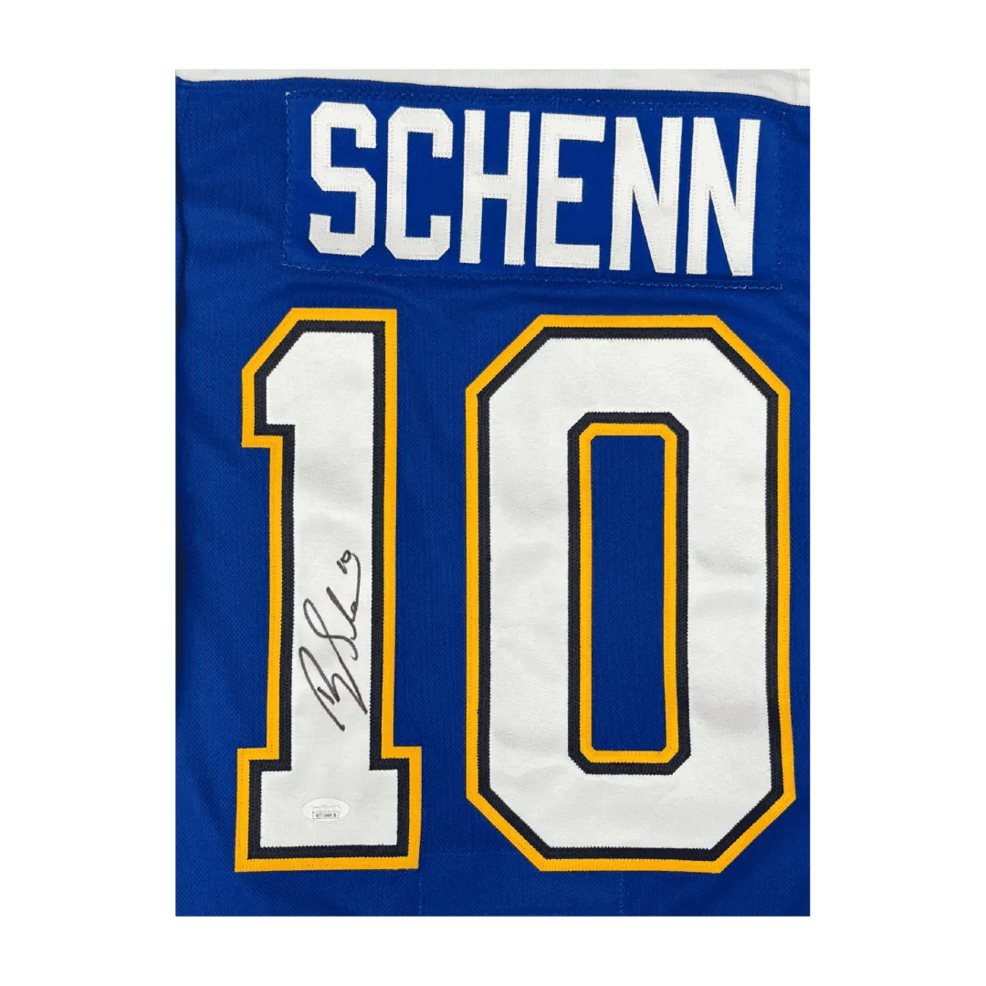 Brayden Schenn St Louis Blues Autographed Adidas Home Jersey - JSA COA