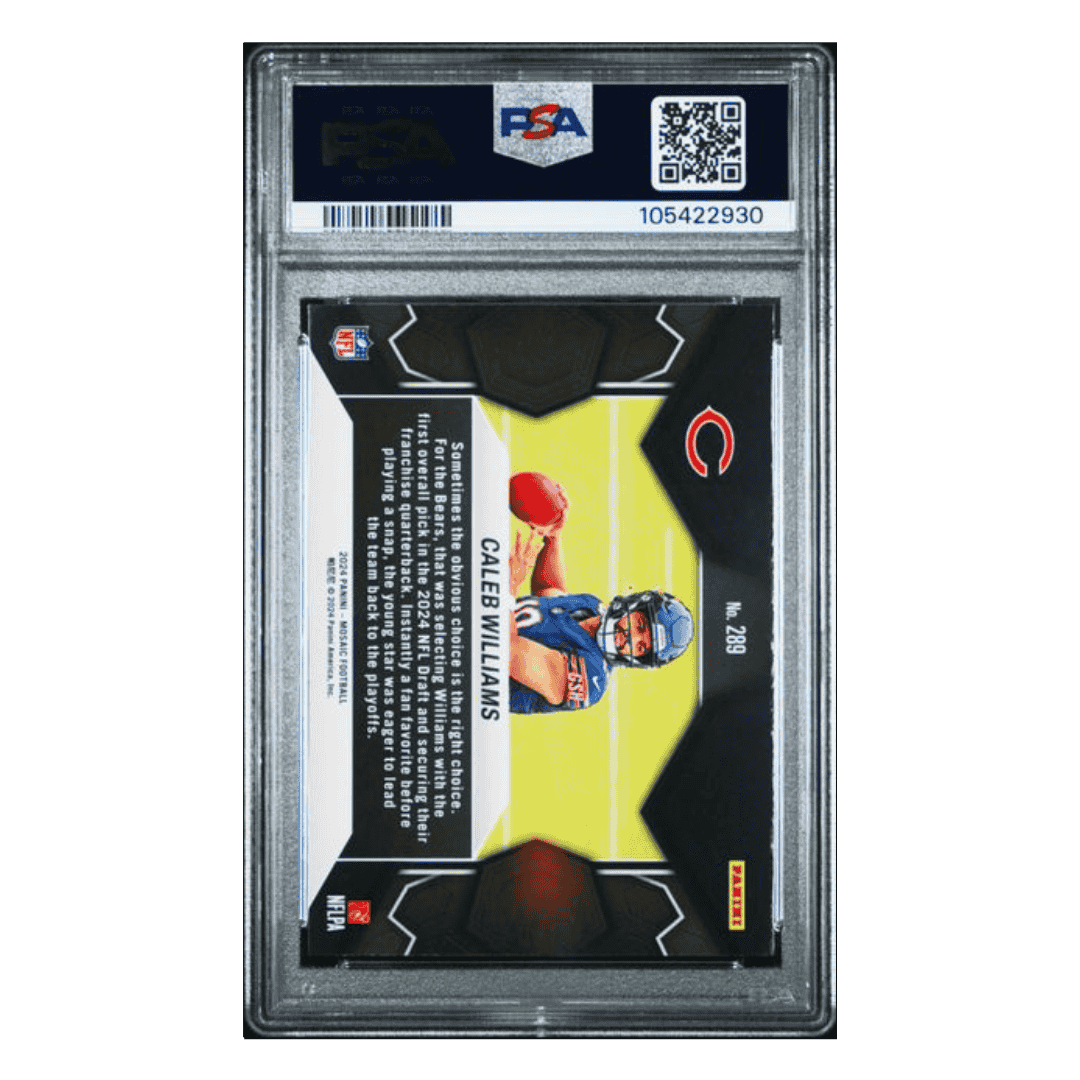 Caleb Williams PSA 9 2024 Panini Mosaic Rookie RC Card #289