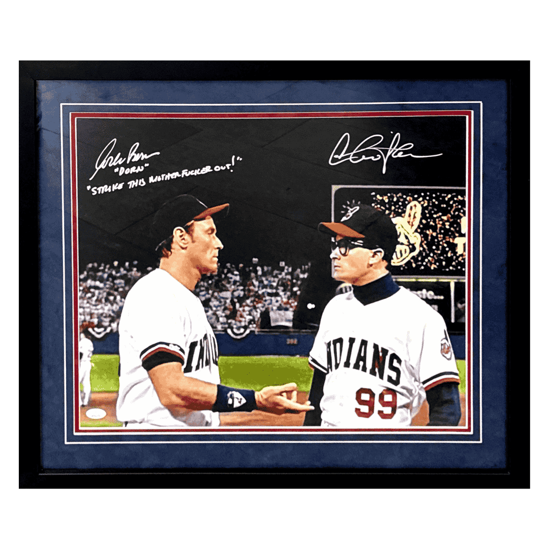 Charlie Sheen Corbin Bernsen Dual Autographed Framed 16x20 Framed Photo - JSA COA