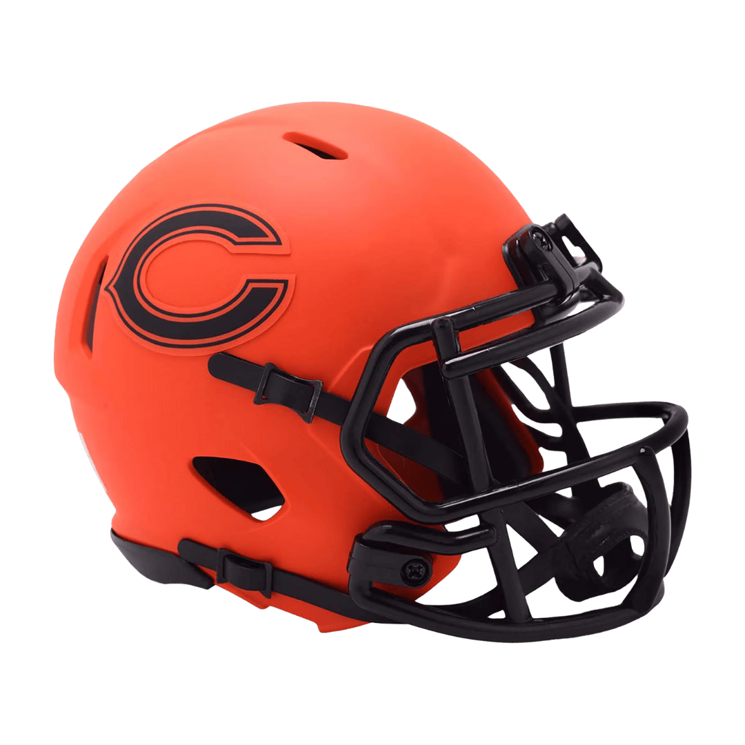 Chicago Bears Rave Speed Riddell Mini Football Helmet