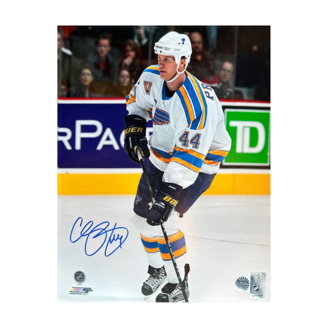 Chris Pronger St Louis Blues Autographed Photo 11x14 - Fan Cave COA