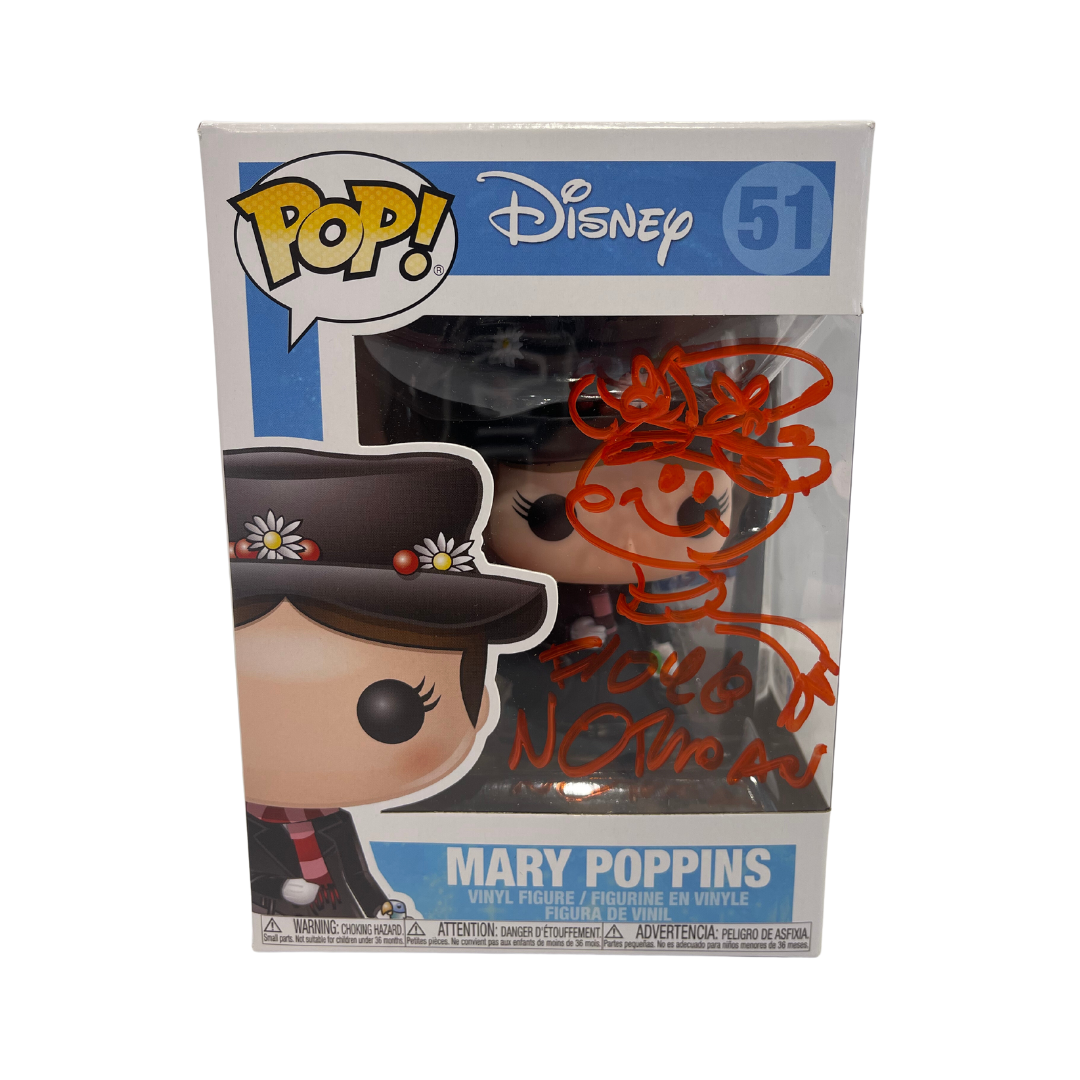 Floyd Norman Mary Poppins Autographed Funko Pop - Beckett COA