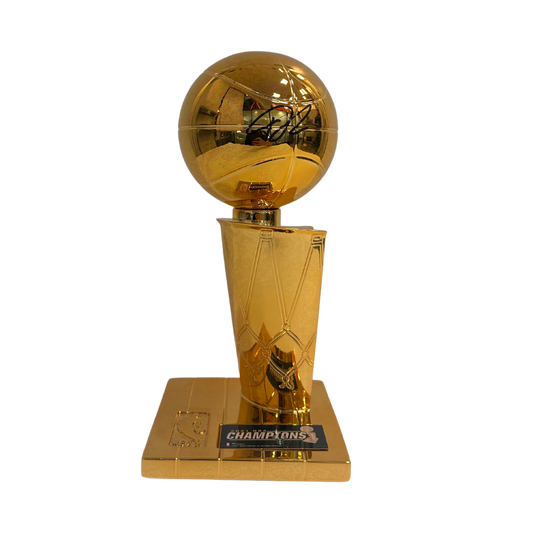 Giannis Antetokounmpo Milwaukee Bucks Autographed Mini Larry O'Brien Trophy - Beckett COA