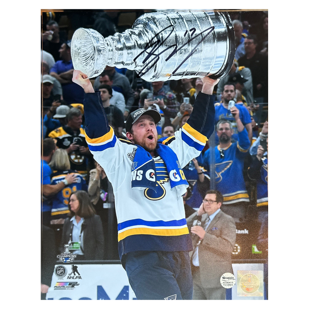 Jaden Schwartz St Louis Blues Autographed Stanley Cup Photo - Fan Cave COA