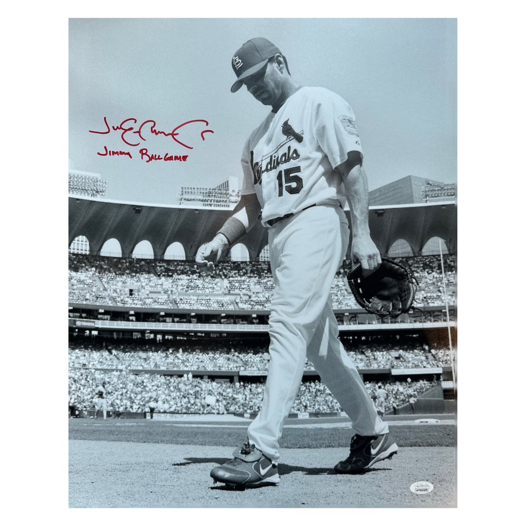 Jim Edmonds St Louis Cardinals Autographed 16x20 w/ Jimmy Ball Game – Fan  Cave