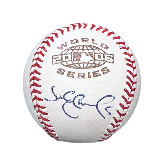Jim Edmonds St Louis Cardinals Autographed 2006 World Series Baseball - JSA COA