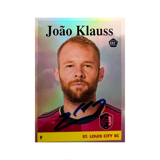 Joao Klauss St Louis City SC Autographed 2023 Topps Chrome MLS 1958 #58T-12 Trading Card - JSA COA