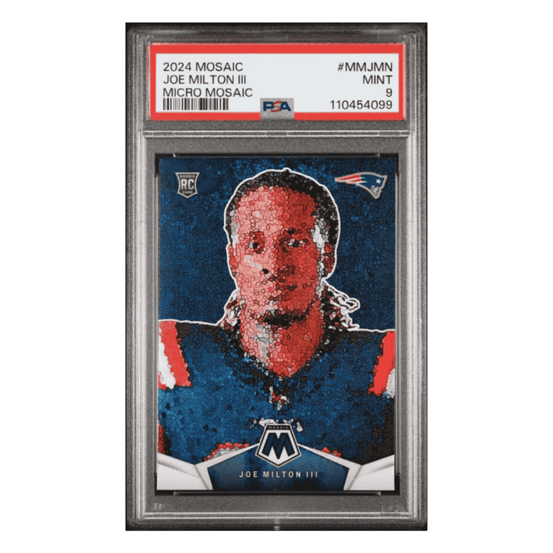 Joe Milton II PSA 9 2024 Panini Mosaic Micro Rookie RC Card #MMJMN